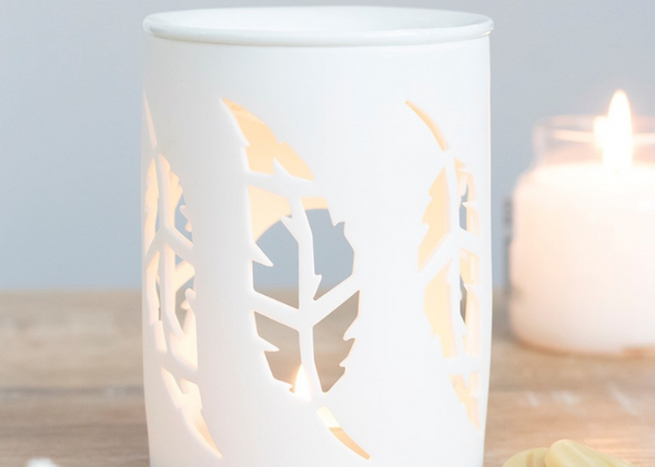 White Feather Oil Burner